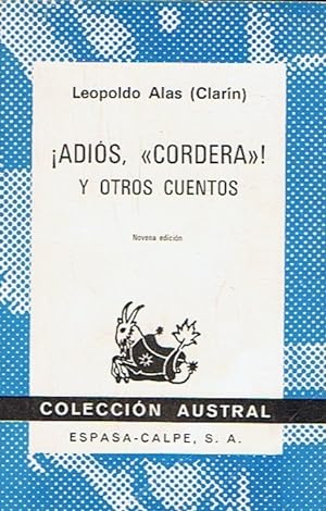 Immagine del venditore per ADIS, CORDERA! Y OTROS CUENTOS. venduto da Librera Torren de Rueda