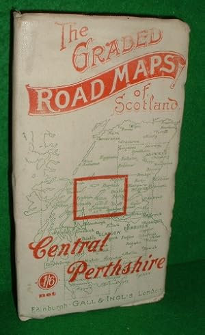 THE GRADED ROAD MAPS OF SCOTLAND. CENTRAL PERTHSHIRE (LINEN MOUNTED)