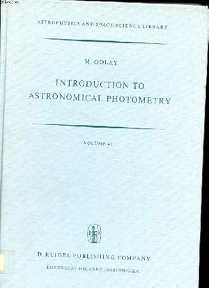Bild des Verkufers fr Introduction to astronomical photmetry Collection Astrophysics and space science library Volume 41 zum Verkauf von Le-Livre