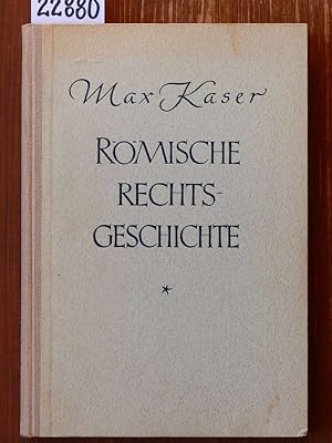 Bild des Verkufers fr Rmische Rechtsgeschichte. zum Verkauf von Michael Fehlauer - Antiquariat