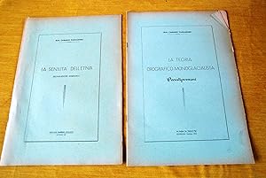 Seller image for la senilit� dell'etna e la teoria orografico monoglacialista paralipomeni for sale by STUDIO PRESTIFILIPPO NUNZINA MARIA PIA