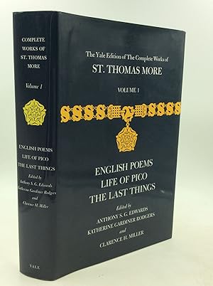 Seller image for THE COMPLETE WORKS OF ST. THOMAS MORE, Volume 1 for sale by Kubik Fine Books Ltd., ABAA