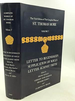 THE COMPLETE WORKS OF ST. THOMAS MORE, Volume 7