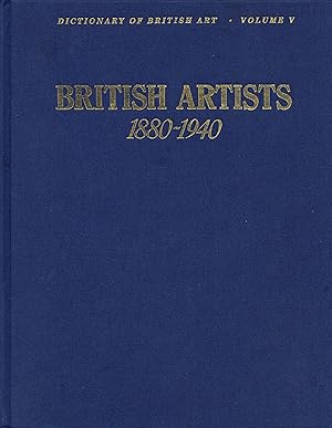 Seller image for The Dictionary of British Artists 1880-1940 for sale by Newbury Books