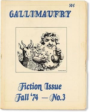 Seller image for Gallimaufry no. 3 (Fall 1974). Fiction Issue for sale by Lorne Bair Rare Books, ABAA