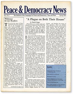 Peace & Democracy News: The Bulletin of the Campaign for Peace and Democracy - Vol.1, No.1 (Sprin...