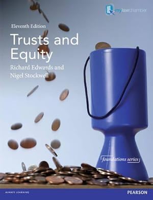 Imagen del vendedor de Trusts and Equity (Foundation Studies in Law Series) a la venta por WeBuyBooks