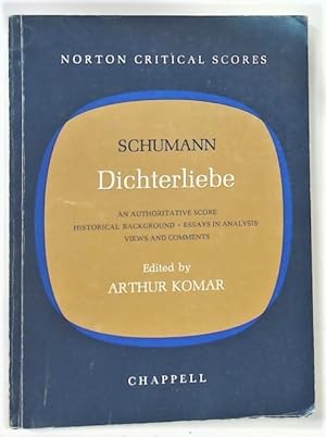 Bild des Verkufers fr Dichterliebe. An Authoritative Score. zum Verkauf von Plurabelle Books Ltd