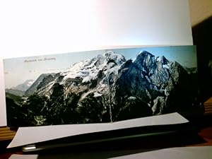 Marmolata vom Bindelweg. Südtirol. Alte Ansichtskarte / Postkarte / Panoramakarte aufklappbar, fa...