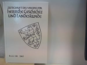 Imagen del vendedor de Zeitschrift des Vereins fr Hessische Geschichte und Landeskunde - Band 108 a la venta por ABC Versand e.K.