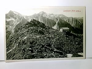 Landshuter Hütte. Italien. Alte Ansichtskarte / Postkarte s/w. ungel. 1910. Hüttenansicht auf dem...