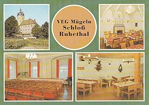 Postkarte - VEG Mügeln / Schloß Ruhethal
