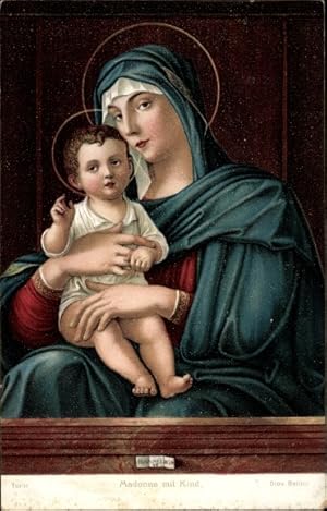 Bild des Verkufers fr Knstler Ansichtskarte / Postkarte Bellini, Giovanni, Madonna mit Kind - Stengel 29313 zum Verkauf von akpool GmbH