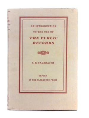 Seller image for An Introduction to the Use of the Public Records for sale by World of Rare Books