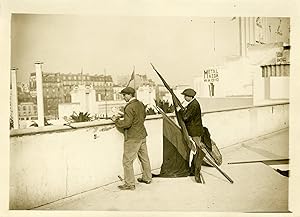 "EXPOSITION COLONIALE 1931 : Après la fermeture" Photo de presse originale G. DEVRED / Agence ROL...