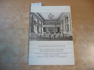 Immagine del venditore per Die Beiden Hoffstetter, Zwei Komponisten-Portrars mit Werkverzeichnissen venduto da Gebrauchtbcherlogistik  H.J. Lauterbach