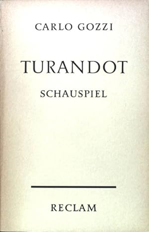 Seller image for Turandot : Tragikomisches Mrchen in 5 Akten. Reclams Universal-Bibliothek ; Nr. 8975 for sale by books4less (Versandantiquariat Petra Gros GmbH & Co. KG)