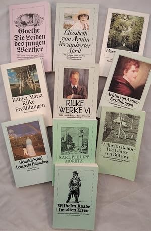 Klassiker, Insel Verlag, Konvolut von 10 Bänden [10 Bücher].