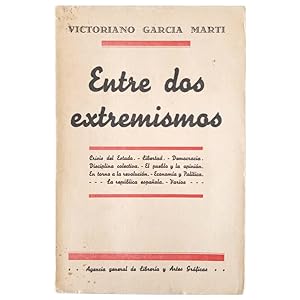 Seller image for ENTRE DOS EXTREMISMOS. Ideologa poltica (Ensayos) for sale by LIBRERIA CLIO