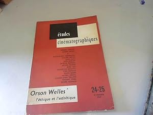 Seller image for Etudes cinmatographiques Orson Welles, l'thique et l'esthtique N24-25 for sale by JLG_livres anciens et modernes