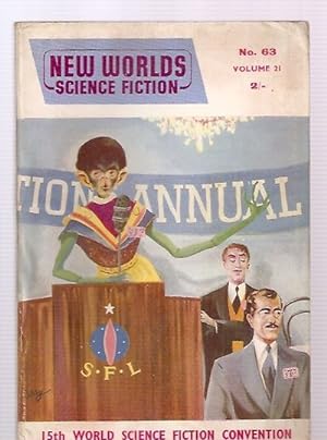 Seller image for New Worlds Science Fiction Monthly September 1957 Volume 21 No. 63 for sale by biblioboy
