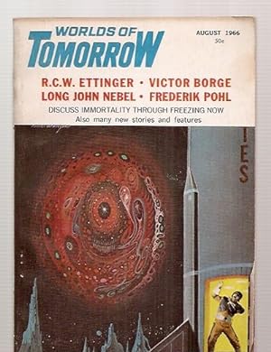 Bild des Verkufers fr Worlds of Tomorrow August 1966 Vol. 4 No. 1 Issue 20 zum Verkauf von biblioboy