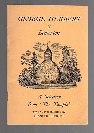 Seller image for George Herbert of Bemerton a Selection from the Temple for sale by biblioboy