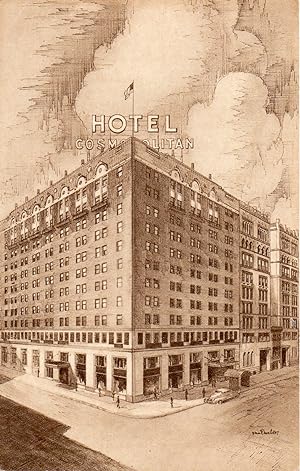 The Cosmopolitan Hotel Postcard "Host of the West"