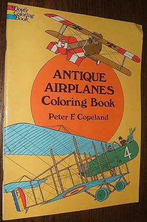 Antique Airplanes Coloring Book