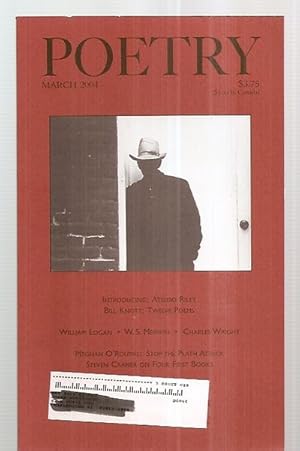 Seller image for Poetry Volume CLXXXIII number 6 March 2004 for sale by biblioboy