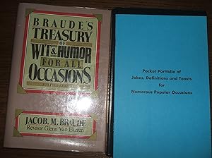 Imagen del vendedor de Braude's Treasury of Wit and Humor for all Occasions a la venta por biblioboy