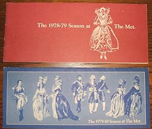 Image du vendeur pour 1978-79 Season at the Met and 1979-80 Season at the Met Brochures mis en vente par biblioboy