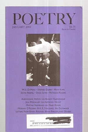 Image du vendeur pour Poetry Volume CLXXXIII Number 4 January 2004 mis en vente par biblioboy