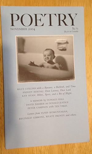 Seller image for Poetry Volume CLXXXV Number 2 November 2004 for sale by biblioboy