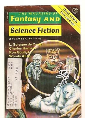 Bild des Verkufers fr The Magazine of Fantasy and Science Fiction December 1977 Volume 53 No. 6, Whole No. 319 zum Verkauf von biblioboy