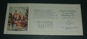 Seller image for January 1923 Calendar Advertising Ink Blotter for The North Conway Loan and Banking Company for sale by biblioboy