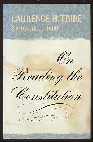 Seller image for On Reading the Constitution. for sale by Versandantiquariat Markus Schlereth