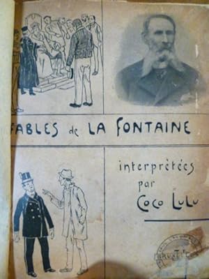 Seller image for Fables de La Fontaine interprtes par Coco Lulu. dition originale, 1898. for sale by Librairie L'Abac / Gimmic SRL