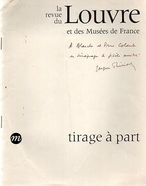 Bild des Verkufers fr L'Apollon de Mouchy. TIRAGE A PART zum Verkauf von dansmongarage