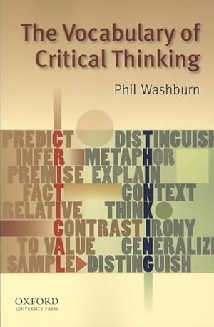 Immagine del venditore per Vocabulary of Critical Thinking venduto da GreatBookPrices