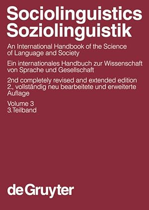 Seller image for Sociolinguistics/Soziolinguistik 3 for sale by moluna