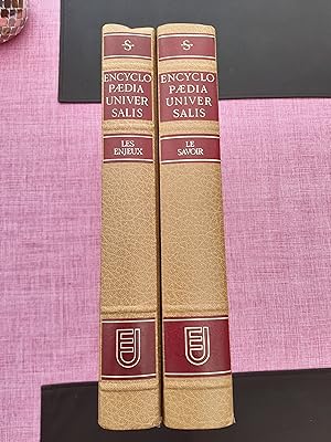 encyclopaedia universalis. 2 suppléments. Les enjeux & Le savoir