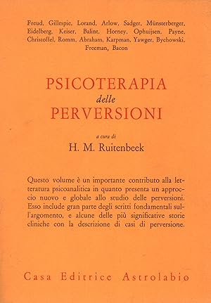 Imagen del vendedor de Psicoterapia delle perversioni a la venta por Di Mano in Mano Soc. Coop