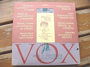 Imagen del vendedor de Revista. VOX arte + literatura y otros magnetos. N 5. a la venta por Cabalgando en un Silbido