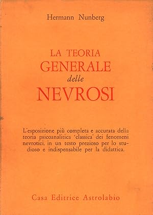 Imagen del vendedor de Teoria generale delle nevrosi a la venta por Di Mano in Mano Soc. Coop