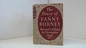 Image du vendeur pour The Diary of Fanny Burney. Selected and edited by Christopher Lloyd. With a portrait mis en vente par Goldstone Rare Books