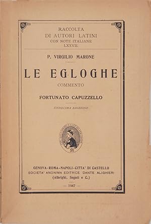 P. Virgilio Marone. Le egloghe