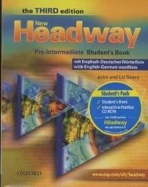Bild des Verkufers fr New Headway, Pre-Intermediate Student's Book, w. English-German wordlists + CD-ROM zum Verkauf von AHA-BUCH GmbH