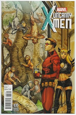 Bild des Verkufers fr Uncanny X-Men #35 Variant Cover zum Verkauf von Parigi Books, Vintage and Rare