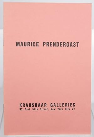 Maurice Prendergast : retrospective exhibition of paintings, water colors and monotypes : January...